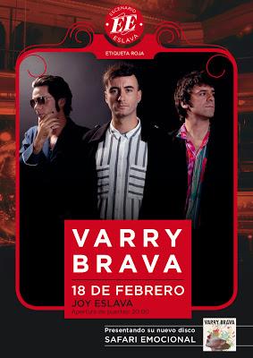 Varry Brava iniciarán la gira de 'Safari emocional' en la madrileña Joy Eslava