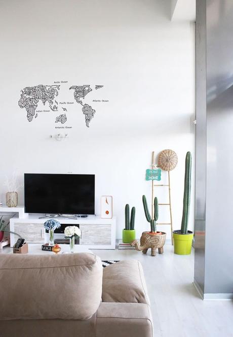 Decorar con mapas tu casa + ¡SORPRESA EXTRA!