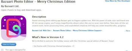 Bazaart Photo Editor para iPad Bazaart Photo Editor para iPad