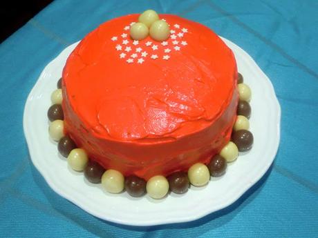 Tarta de chocolate y cookies