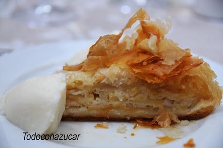 TARTA LIBANESA DE MANZANA CON PASTA FILO