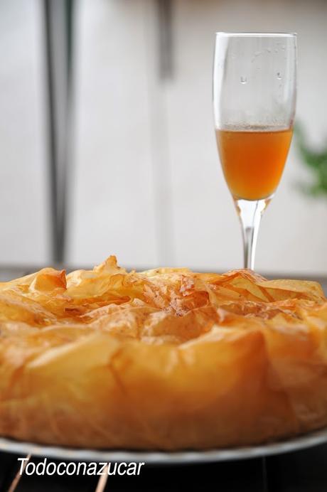 TARTA LIBANESA DE MANZANA CON PASTA FILO