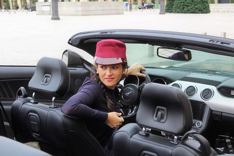 Look azul y granate paris