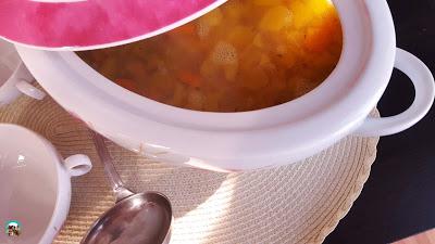 Potaje de lentejas con verduras Potaje de lentejas con verduras