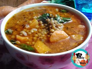 Potaje de lentejas con verduras Potaje de lentejas con verduras