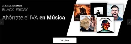 Aprovecha el Black Friday y compra música con importantes descuentos Black Friday Fnac