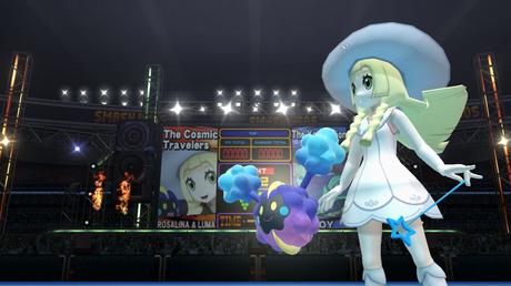 Lillie y Cosmog aterrizan en Super Smash Bro Wii U Lillie y Cosmog aterrizan en Super Smash Bro Wii U