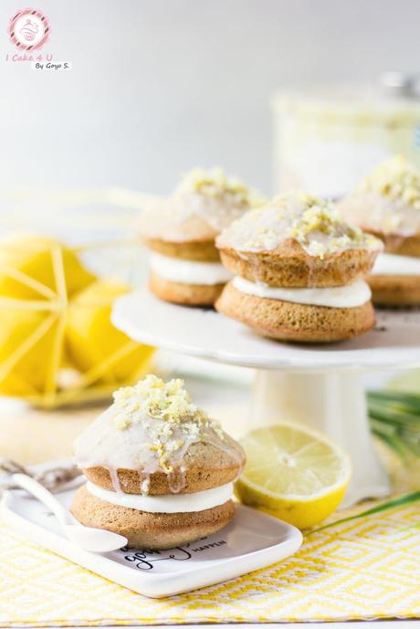 Whoopie Pies de Limón con Semillas de Amapola