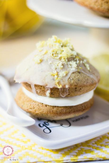 Whoopie Pies de Limón con Semillas de Amapola