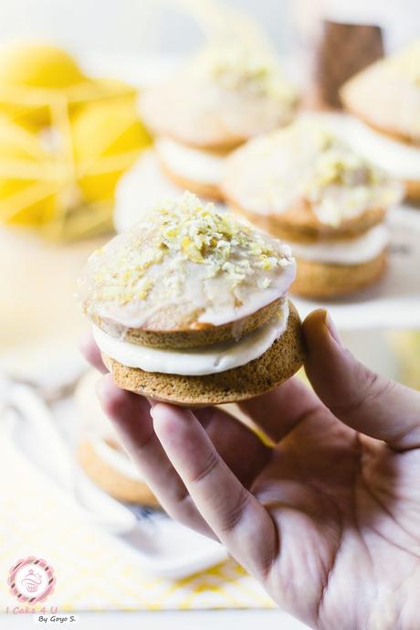 Whoopie Pies de Limón con Semillas de Amapola