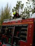 Nos visitan los bomberos de Nájera