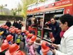 Nos visitan los bomberos de Nájera