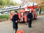 Nos visitan los bomberos de Nájera