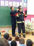 Nos visitan los bomberos de Nájera