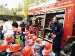 Nos visitan los bomberos de Nájera