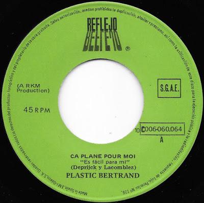 Plastic Bertrand plane pour (1977) 1978