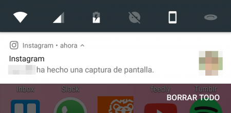 Instagram avisa cuando se hacen capturas de pantalla