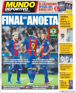 Resumen prensa 27/11/2016: Antimadridismo, propaganda, otros vicios y portadas