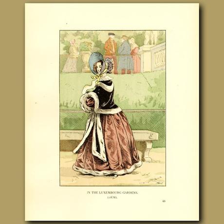 Francois Courboin. Grabados de moda Francois Courboin. Grabados de moda