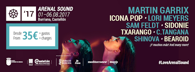 Arenal Sound 2017:  Icona Pop, Lori Meyers, Sam Feldt, Sidonie, C. Tangana, Txarango, Shinova y Bearoid