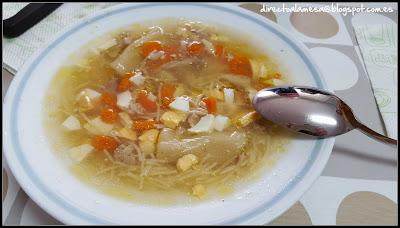 Sopa de picadillo de