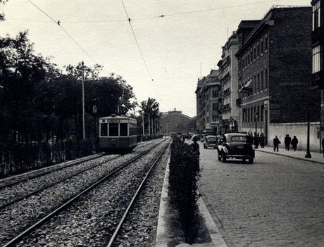 Fotos antiguas: Tranvías por el Paseo del Prado