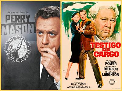 Versiones audiovisuales de las creaciones literarias Erle Stanley Gardner, Agatha Christie, Billy Wilder, Charles Laughton, Raymond Burr