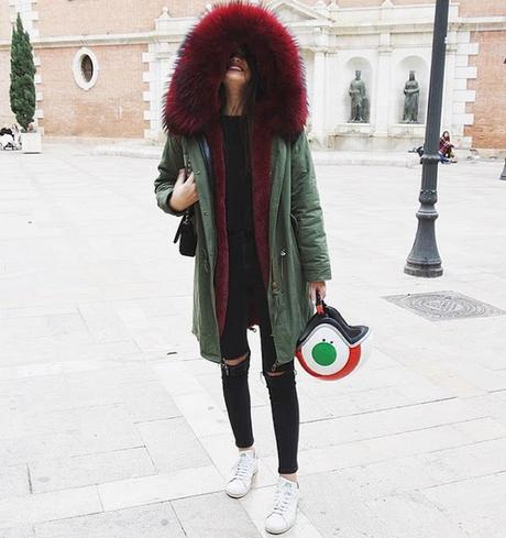 AUTUMN TREND; PARKA CON PELO.- AUTUMN TREND; PARKA CON PELO.-
