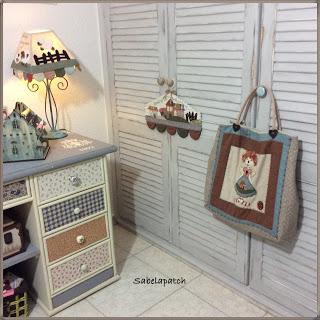 Bolso country y nuevo cuarto de costura