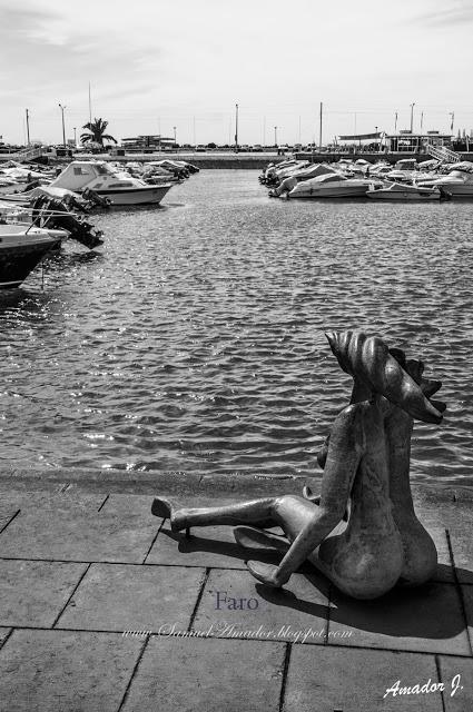 FARO (ALGARVE PORTUGUÉS). FOTOGRAFÍAS EN BLANCO Y NEGRO