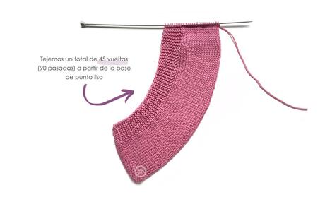 Capota de punto bobo de bebé - PIxie - Tutorial y patrón