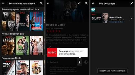NETFLIX te permite ver series y películas sin estar conectado a internet NETFLIX te permite ver series y películas sin estar conectado a internet