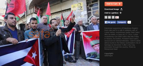 Homenajes al tirano Castro en el ente palestino. blog.jpg