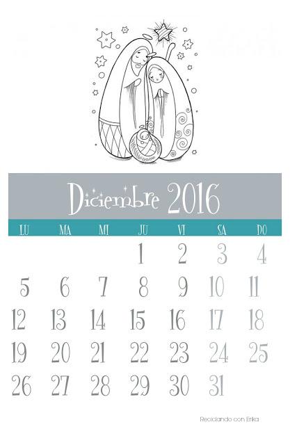 Dos calendarios de DICIEMBRE , gratis