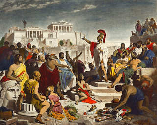 Las falsas críticas contra la democracia ateniense