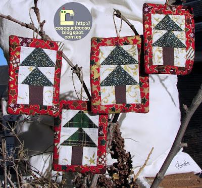 Arboles de navidad en patchwork