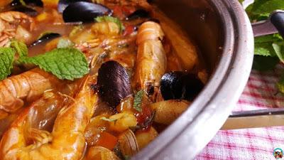 Caldero de mariscos Caldero de mariscos