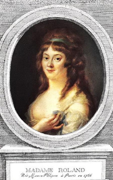 Sacrificio en la Revolución, Madame Roland (1754-1793)