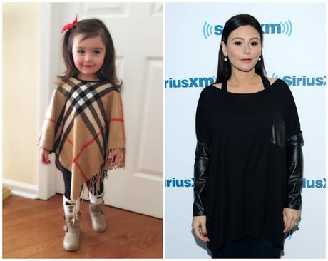 ¡La hija de JWoww es su fotocopia en esta nueva foto!