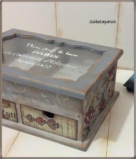 Patchwork y decoupage...buena combinación Patchwork y decoupage...buena combinación