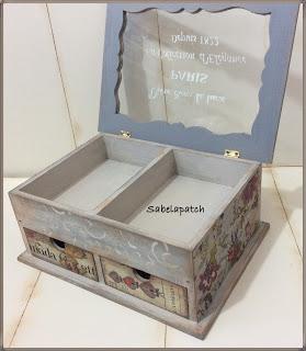 Patchwork y decoupage...buena combinación Patchwork y decoupage...buena combinación