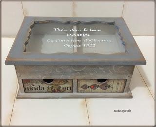 Patchwork y decoupage...buena combinación Patchwork y decoupage...buena combinación