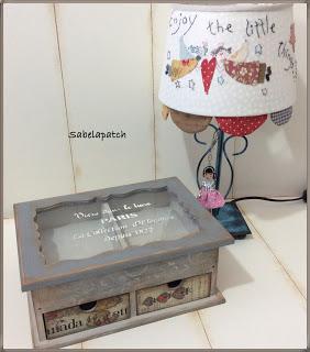 Patchwork y decoupage...buena combinación Patchwork y decoupage...buena combinación