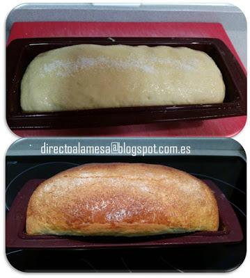 Pan de leche en plum cake