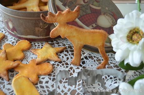 Galletas de Navidad de Mantequilla y Vainilla Galletas de Navidad de Mantequilla y Vainilla