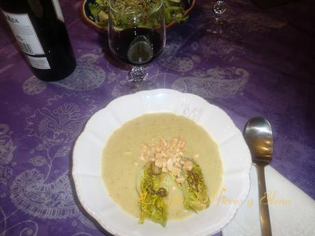 Sopa de cebolla y lechuga con mascarpone by Hermanos Torres