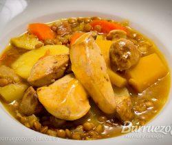 Lentejas con boletus y foie, de Burruezo congelados