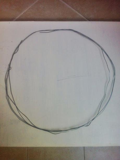 base para corona de navidad base para corona de navidad