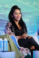 Snooki se codea con los profesionales en animal print en la Advertising Week en NYC