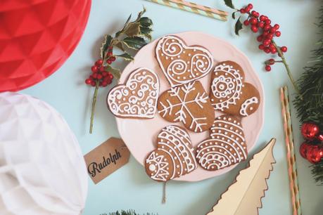 Galletas de jengibre  con decoración escandinava (tuneadas)